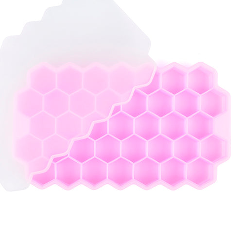 Molde de Cubo de Gelo em Silicone Hexagonal Honeycomb - Forma de Gelo